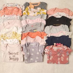 Newborn onsie bundle 60 pieces